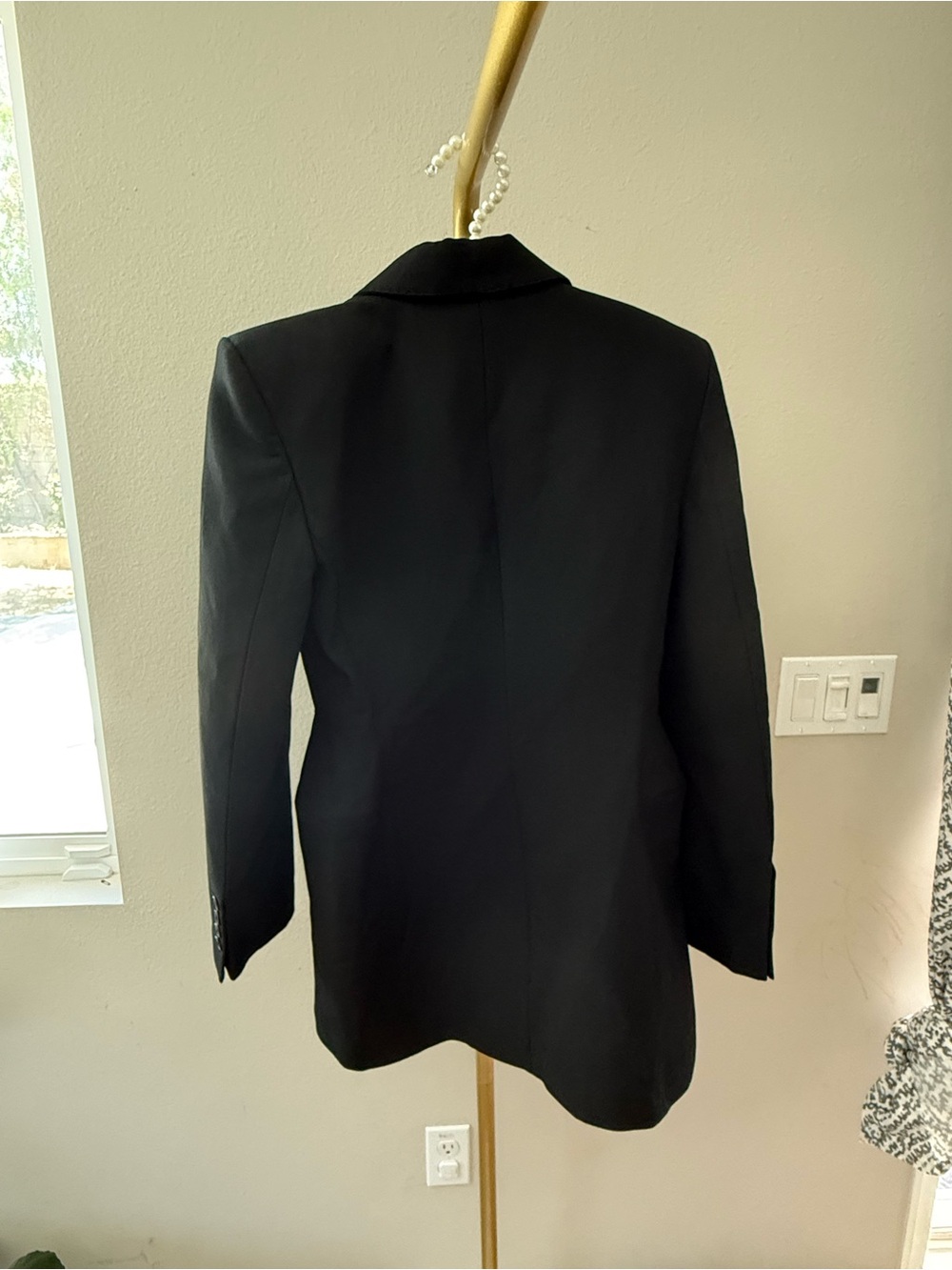 ZARA WOMAN BLACK ZW COLLECTION DOUBLE BREASTED BLAZER DRESS - Picture 7 of 10